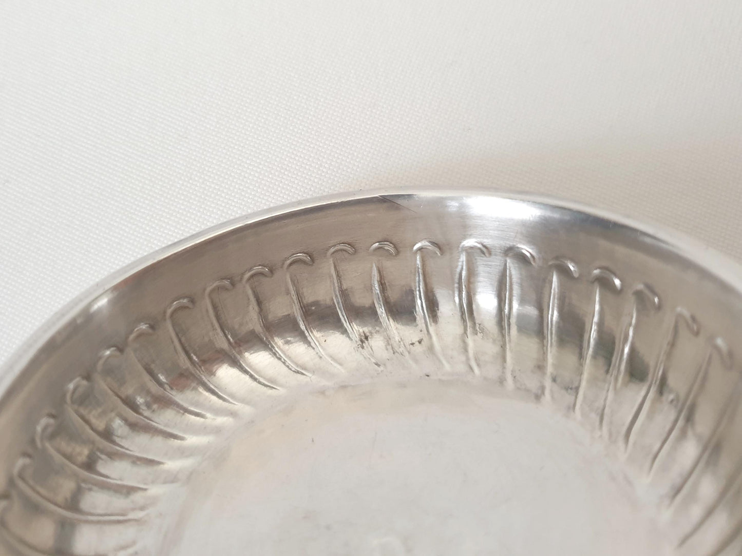 Antique Georgian French 950 Silver Wine Taster (Tastevin)