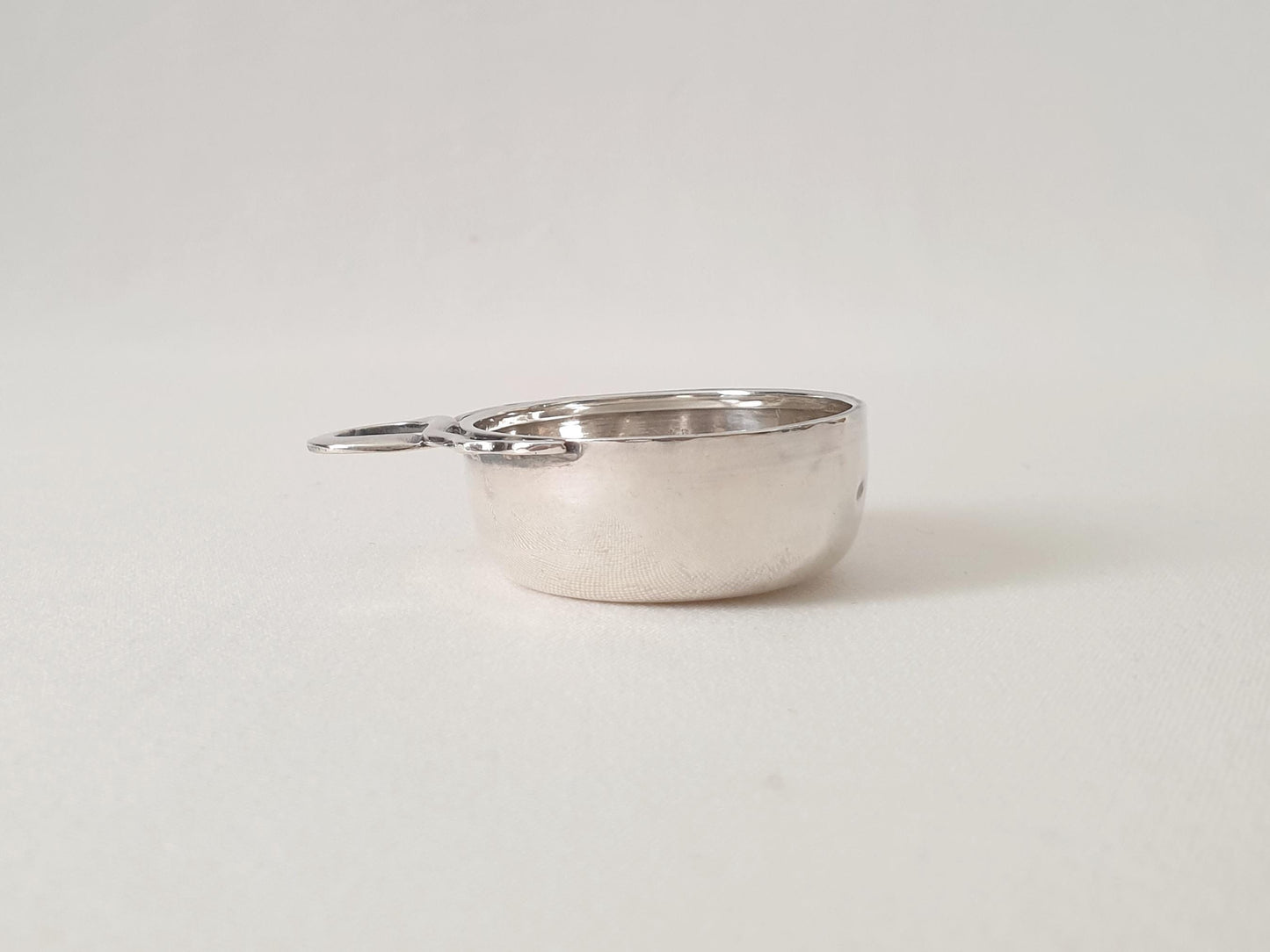 French 950 Silver Mini Small Wine Taster (Tastevin) by Charles TIRBOUR (1897-1951)