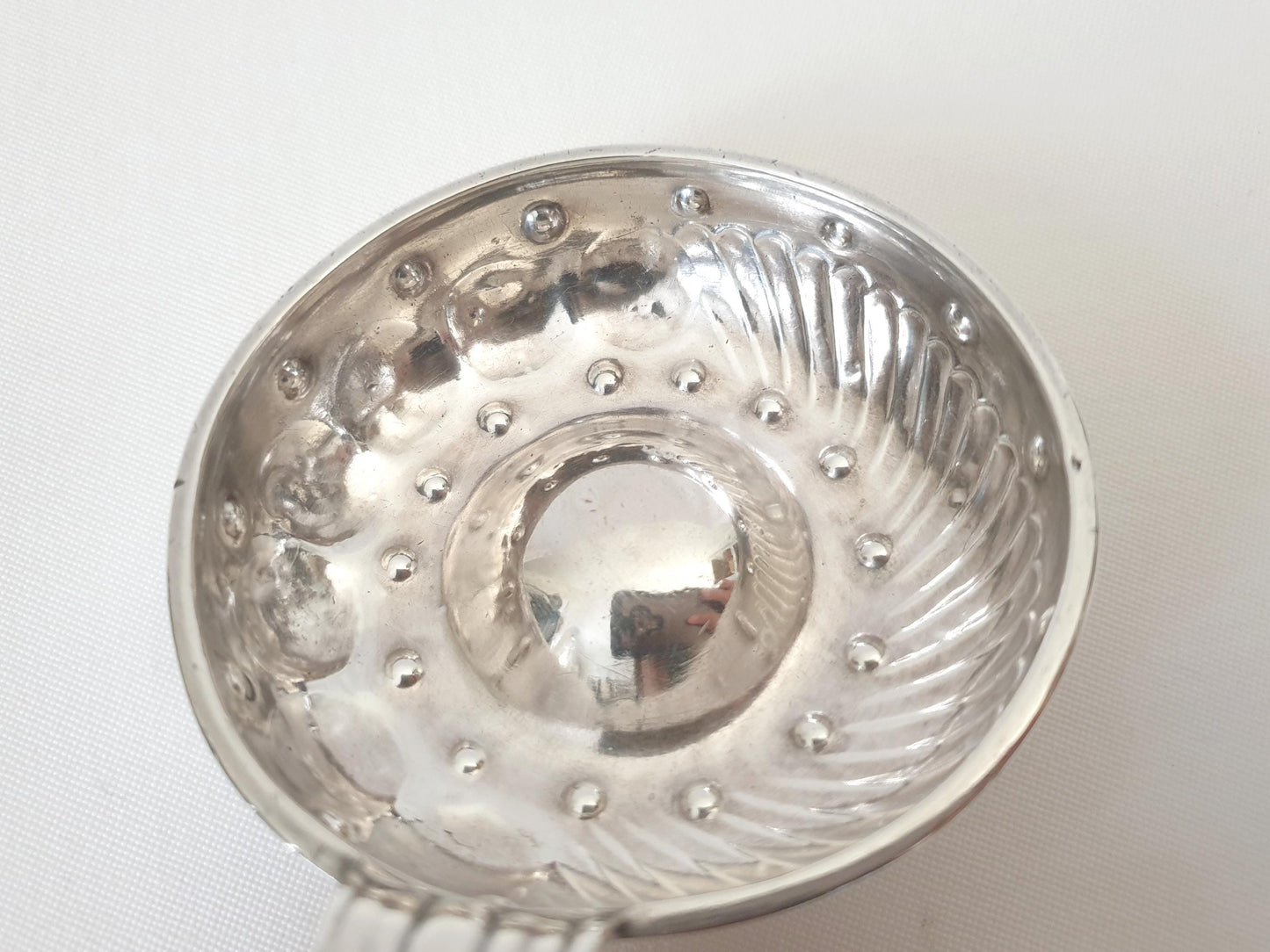 Antique Georgian French 950 Silver Wine Taster (Tastevin) by Charles-Marie Guidée