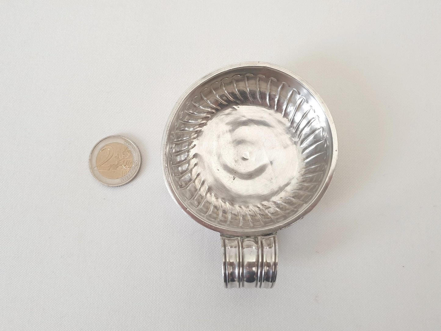 Antique Georgian French 950 Silver Wine Taster (Tastevin)