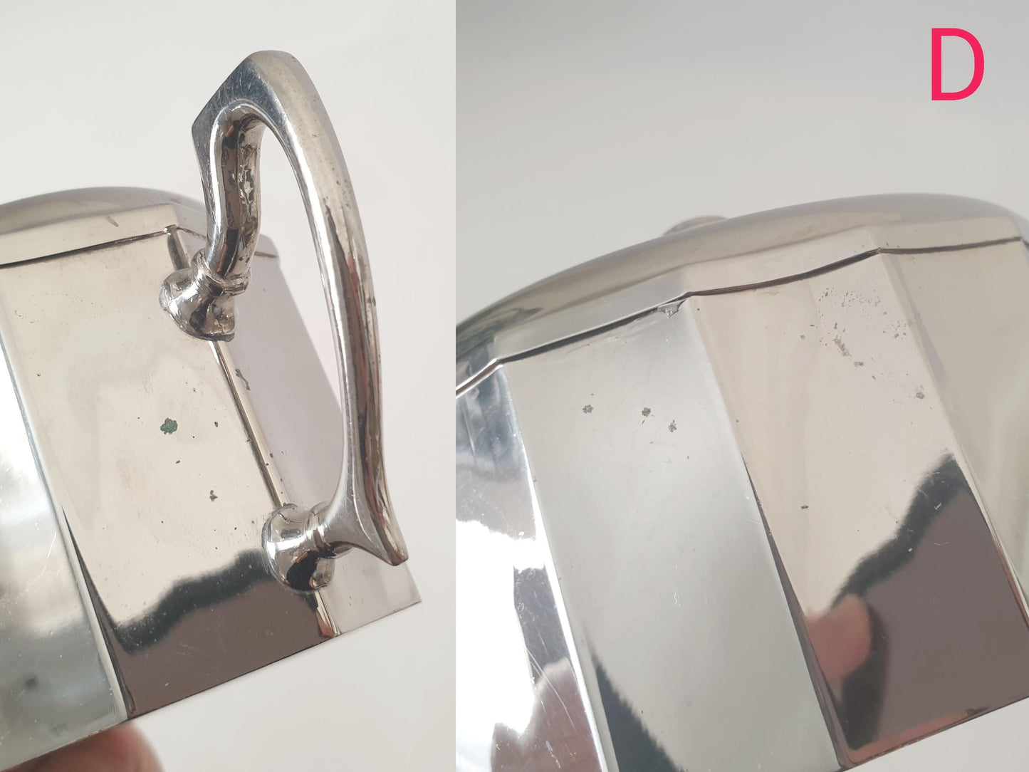 WMF Antique Silver Plated Tea and Coffee Service Set in Art Deco Style, Circa 1910s