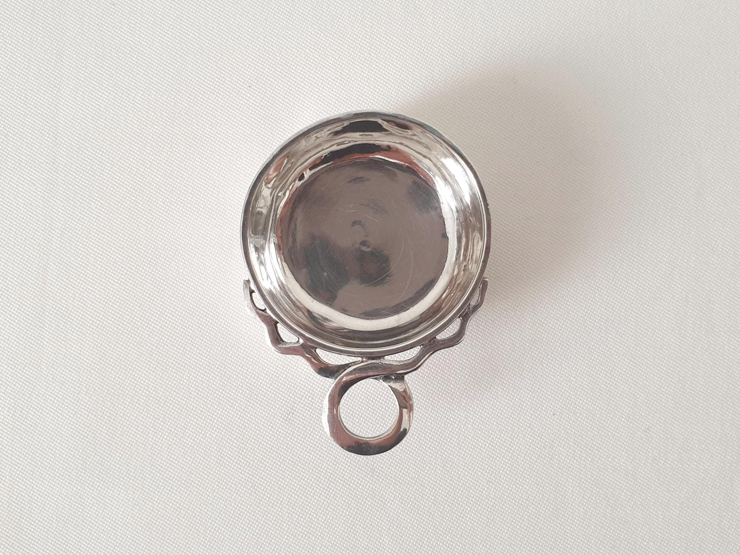 French 950 Silver Mini Small Wine Taster (Tastevin) by Charles TIRBOUR (1897-1951)