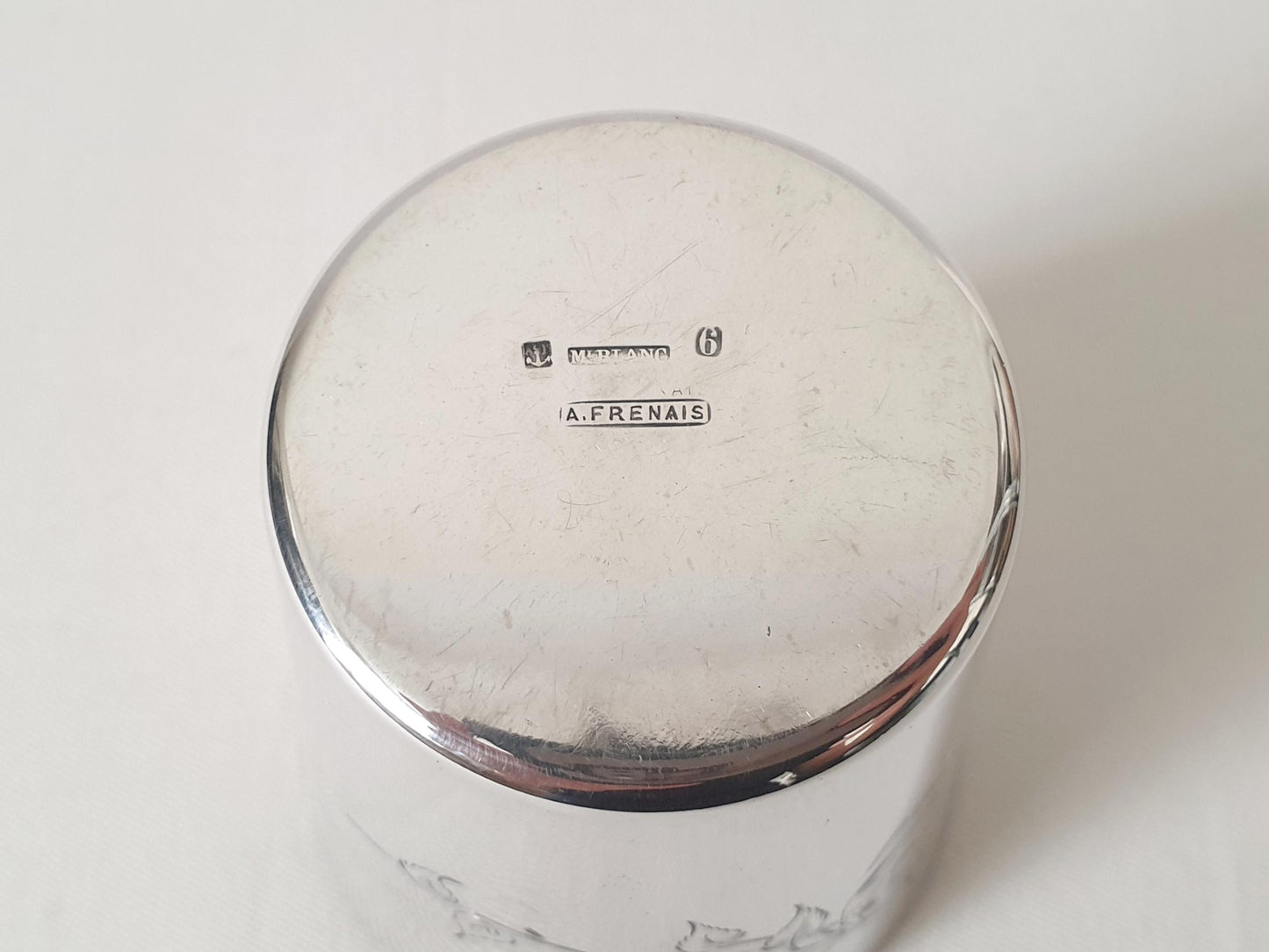 French Vintage Silver Plated Tumbler by Armand Frenais, Paris
