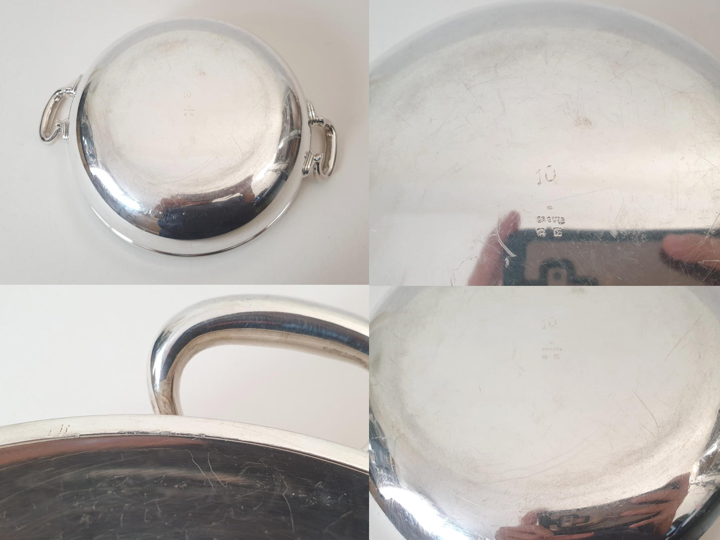 French Ercuis Silver Plated Covered Vegetable Dish or Casserole Dish