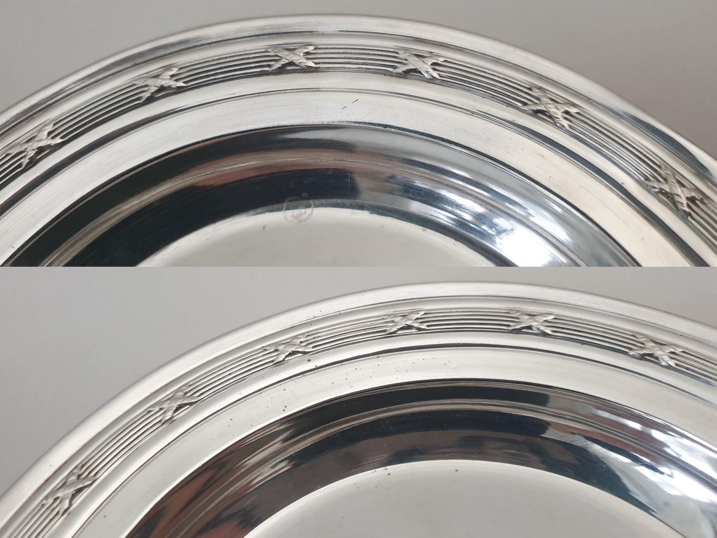 Antique French 950 Solid Silver Miniature Dish - Small Silver Trinket Tray by Louis Coignet, Paris