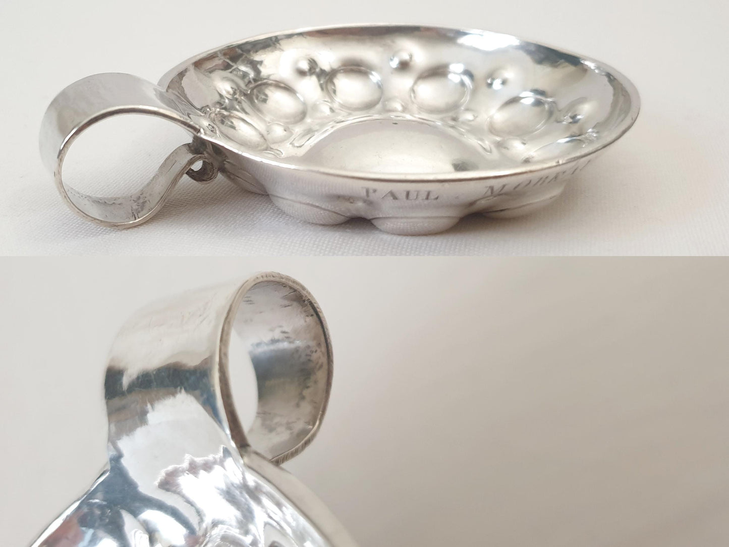 Antique French Silver Wine Taster (Tastevin)