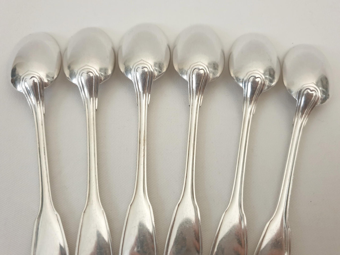 French 11 Silver Plated Coffee Spoons - 11 French Teaspoons by Ravinet d'Enfert