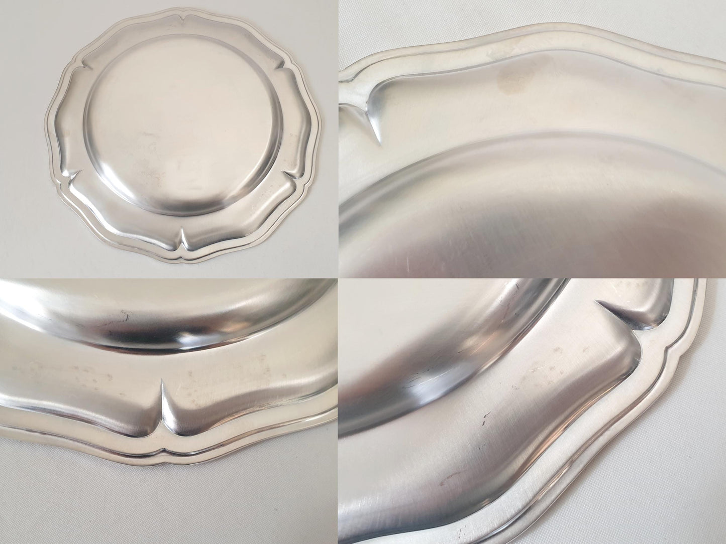 Christofle Gallia Excellent Condition Silver Plated Round Platter or Serving Tray