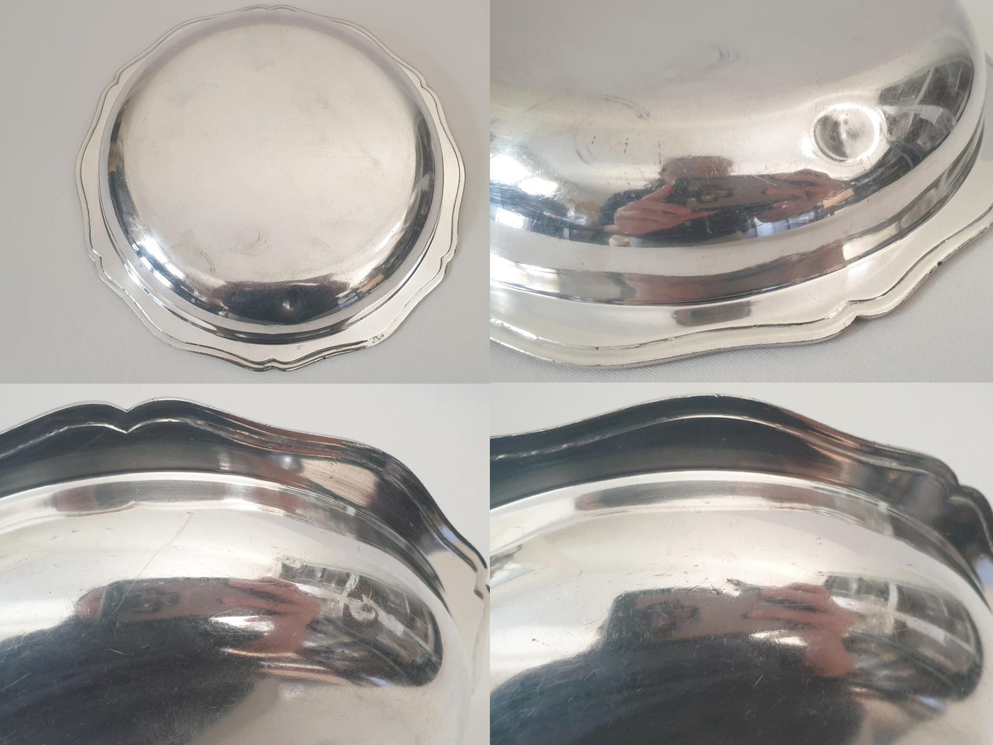 Christofle Gallia Silver Plated Round Bowl - Vintage Salad Bowl - French Serving Bowl