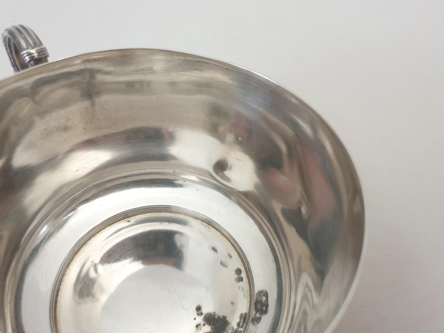 Antique French 950 Silver Coffee or Chocolate Cup and Saucer - Solid Silver Tea Cup and Saucer Set