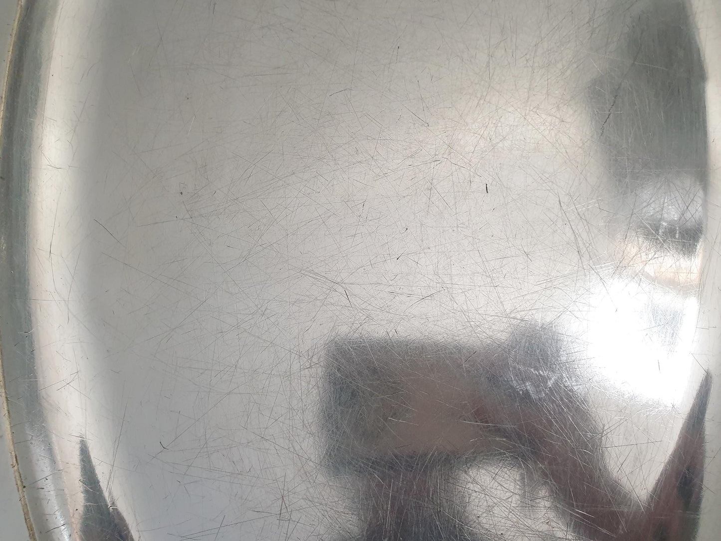 French Vintage Very Large Silver Plated Oval Serving Tray - Very Large Serving Tray