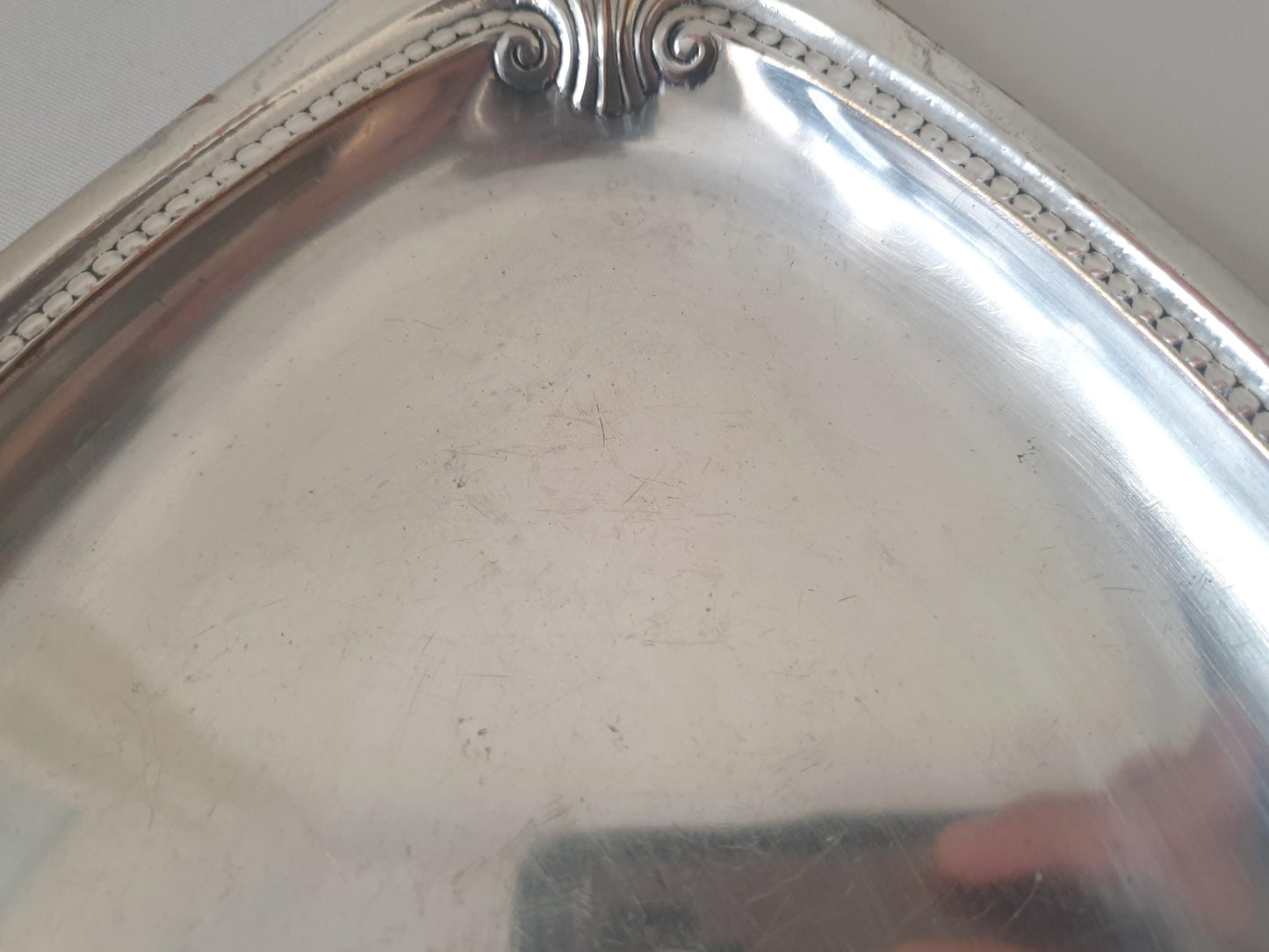 Christofle Gallia Small Silver Plated Serving Tray or Decorative Tray