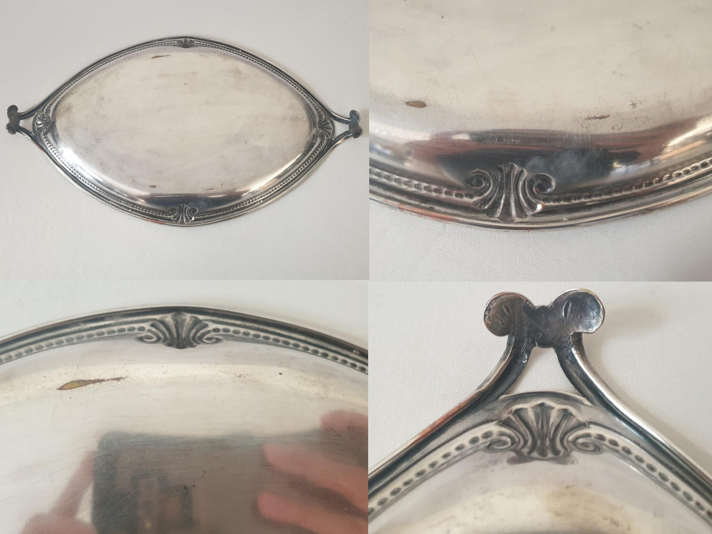 Christofle Gallia Small Silver Plated Serving Tray or Decorative Tray