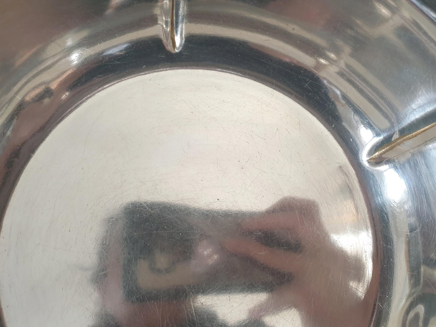 French Silver Plated Round Bowl - Vintage Salad Bowl or Serving Bowl