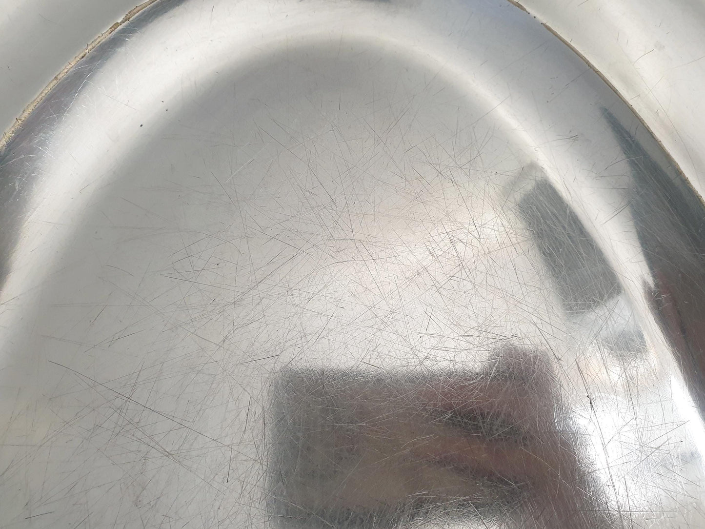 French Vintage Very Large Silver Plated Oval Serving Tray - Very Large Serving Tray
