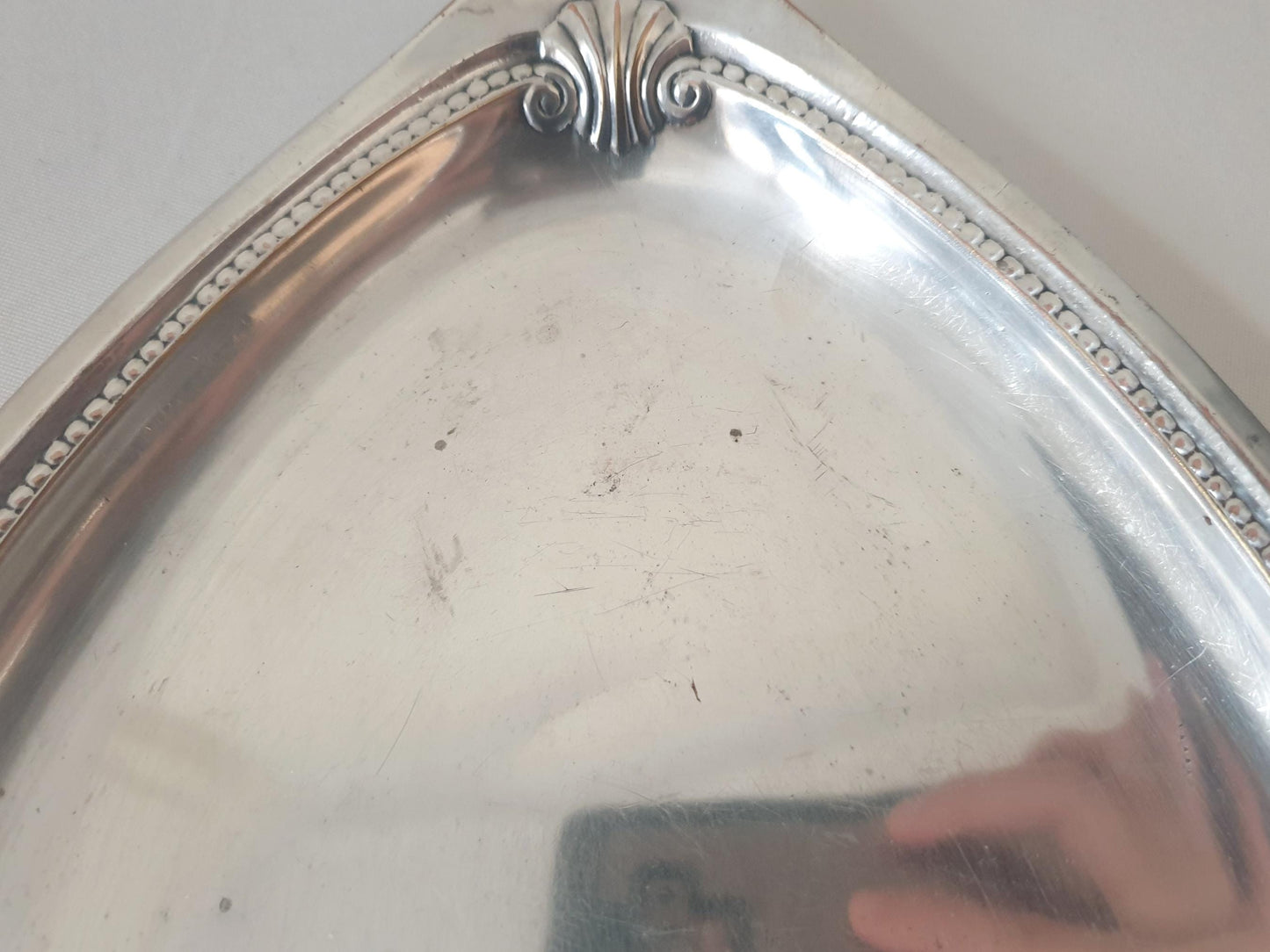 Christofle Gallia Small Silver Plated Serving Tray or Decorative Tray