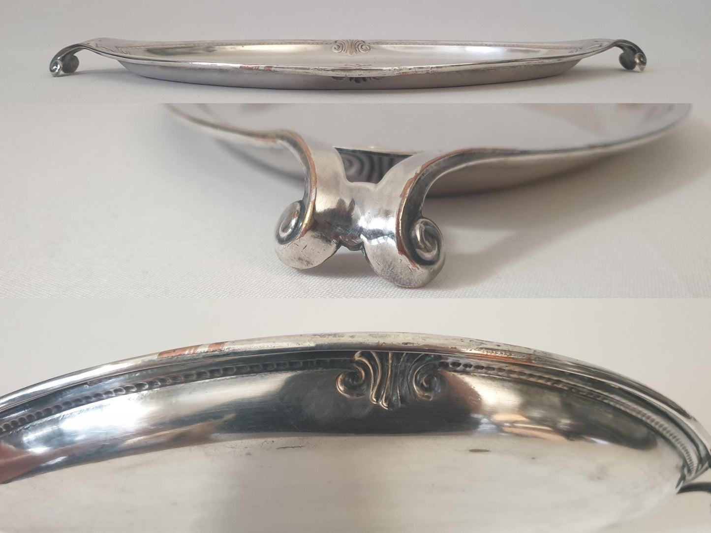 Christofle Gallia Small Silver Plated Serving Tray or Decorative Tray
