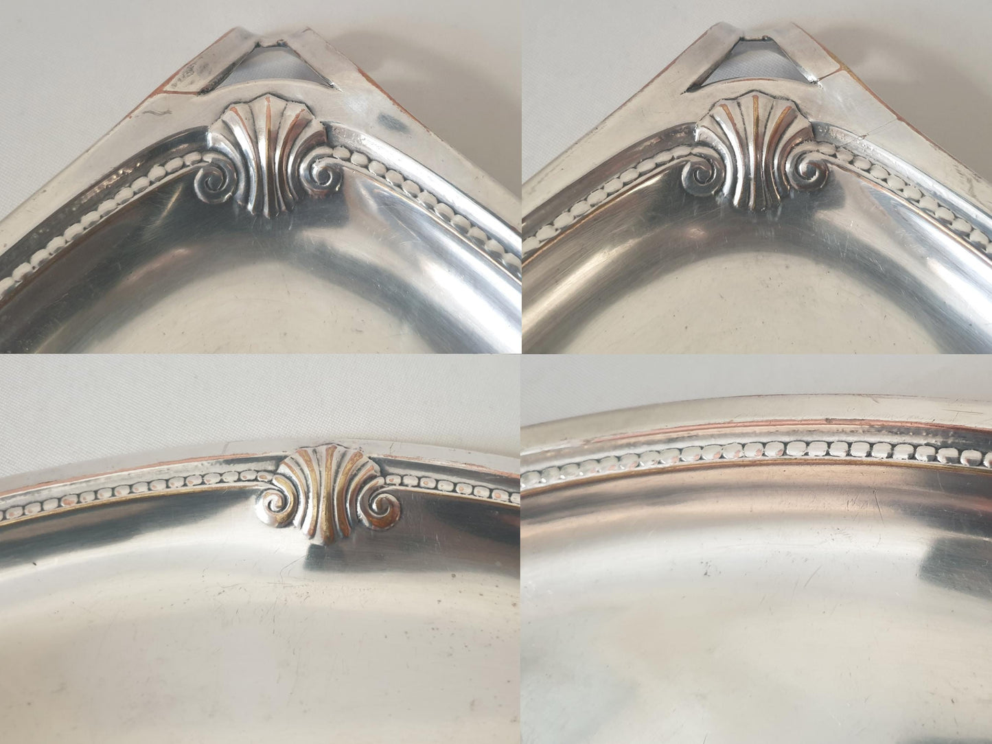 Christofle Gallia Small Silver Plated Serving Tray or Decorative Tray