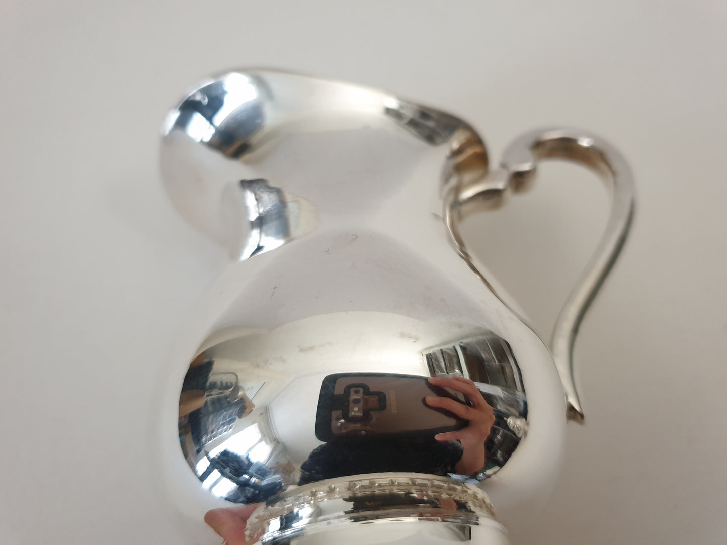 Vintage French Silver Plated Coffee Service Set with Beaded Details by GELB