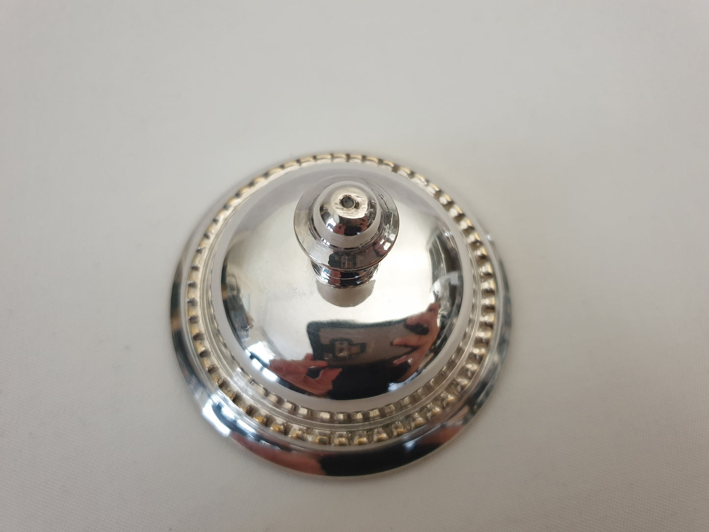 Vintage French Silver Plated Coffee Service Set with Beaded Details by GELB