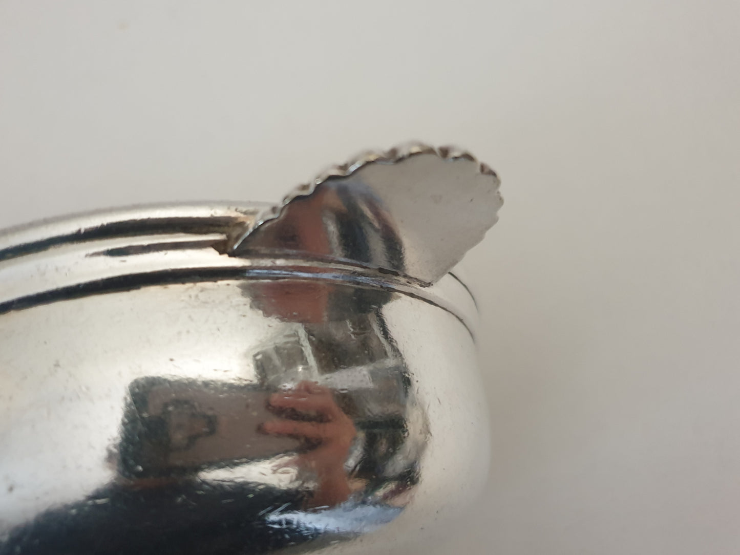 French Vintage Silver Plated Mini Bowl or Sauce Boat with Shell Handles by Renaud & J. Clermont, Nice