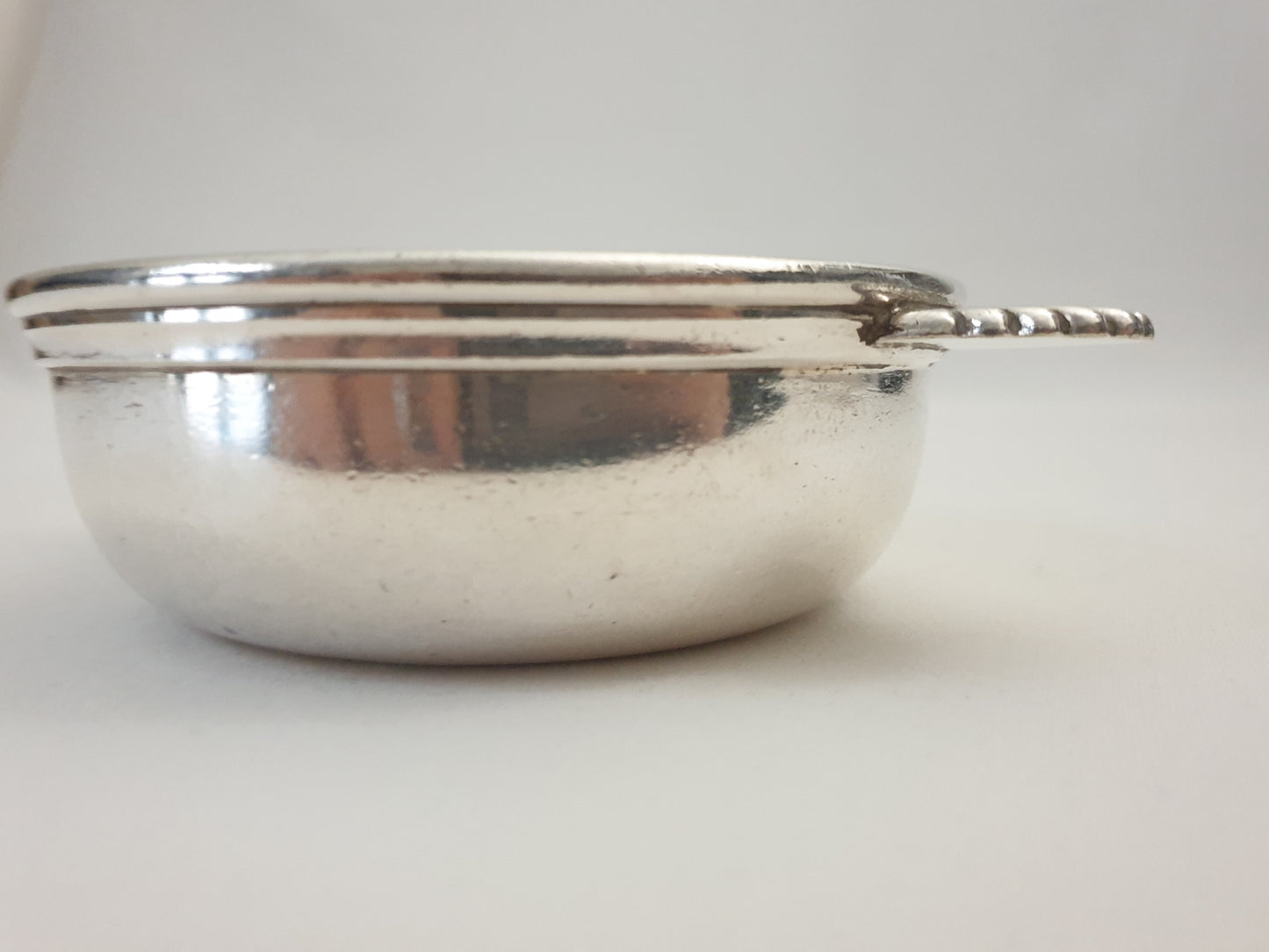 French Vintage Silver Plated Mini Bowl or Sauce Boat with Shell Handles by Renaud & J. Clermont, Nice