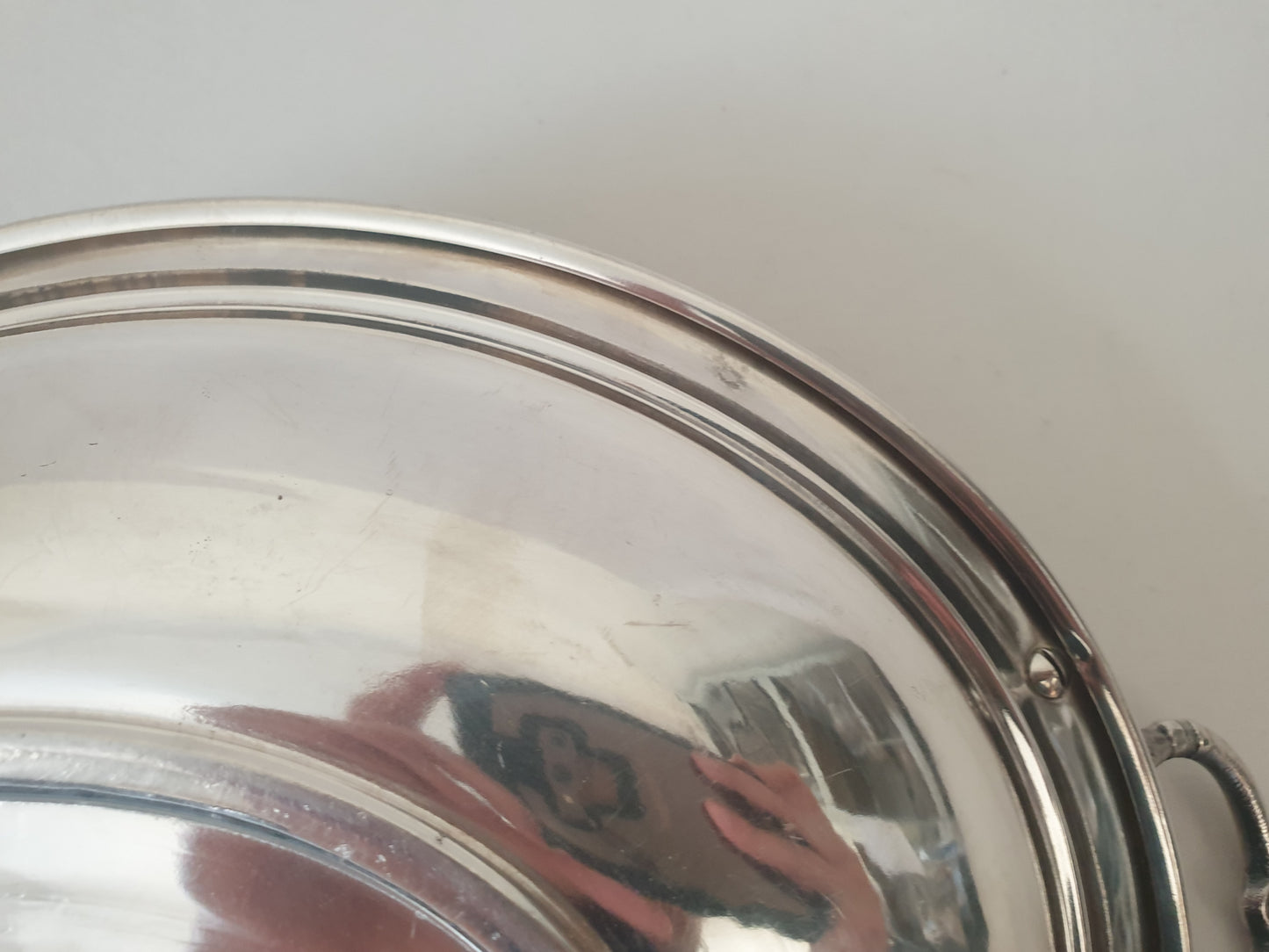 Antique WMF Silver Plated Oval Serving Platter or Bread Basket with with Handles