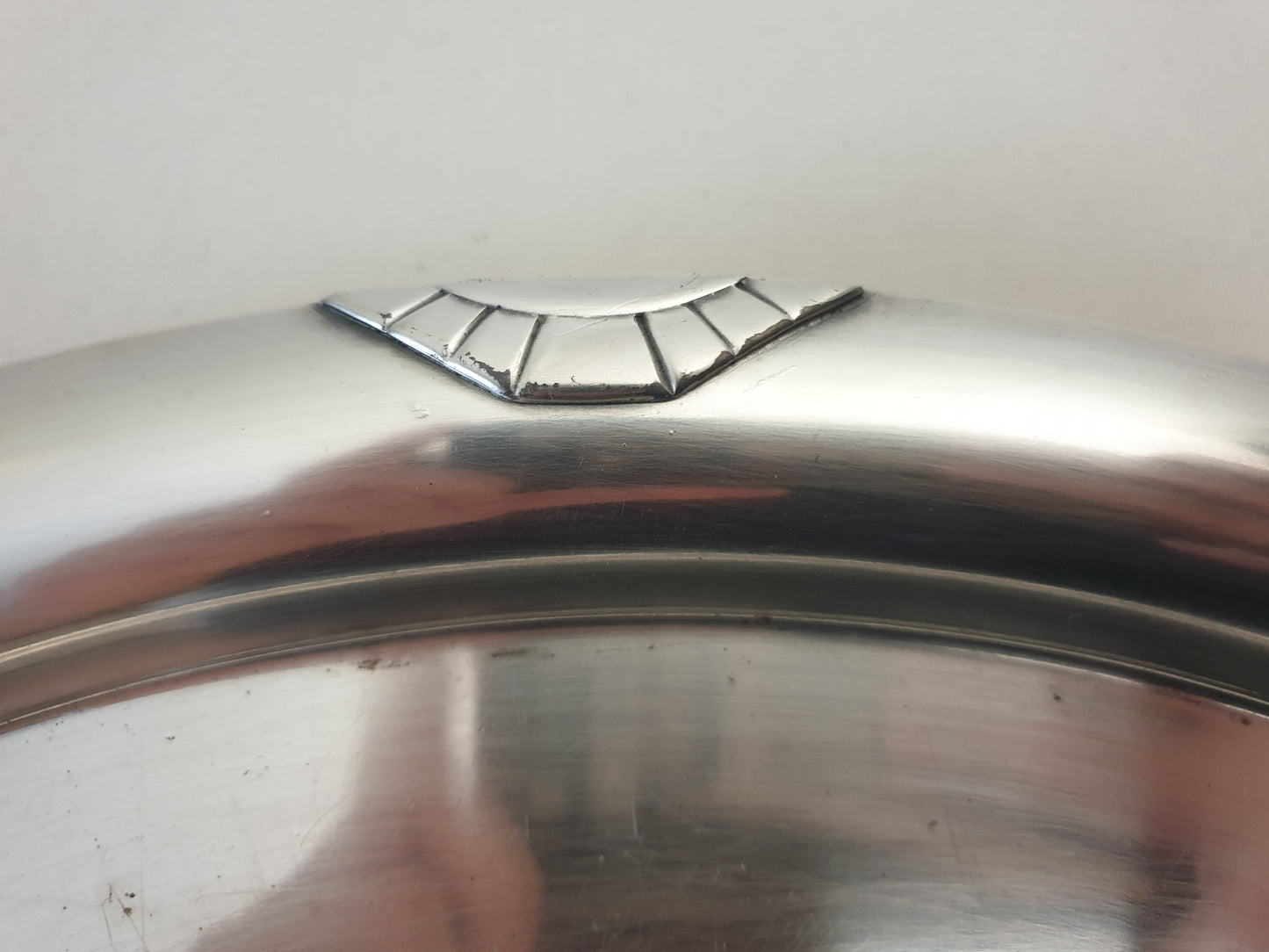 French Art Deco Silver Plated Oval Serving Tray with Handles – Centerpiece Platter by Argit