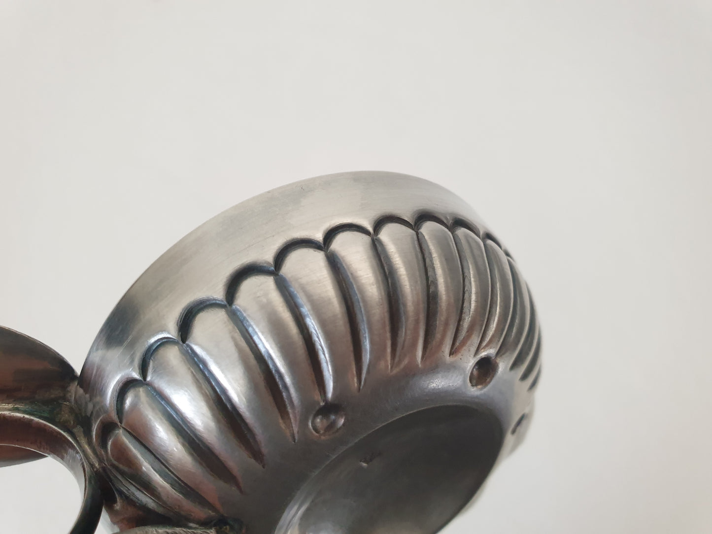 Antique French Silver Wine Taster (Tastevin) by SUROT