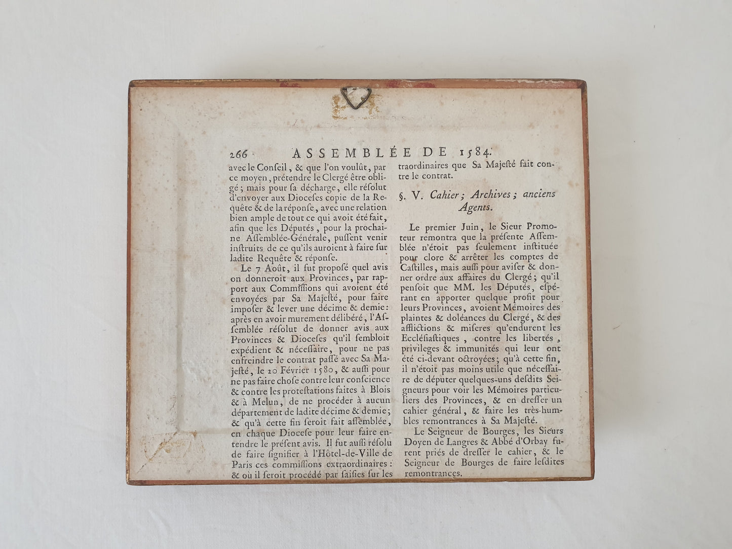 Vintage Hand Painted Miniature “Mademoiselle de Camargo” After Nicolas Lancret in Gilded Wood Frame