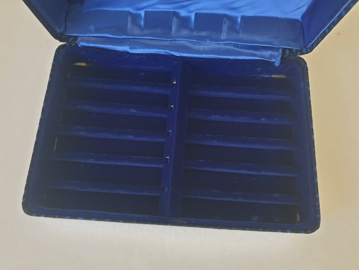 Set of 12 Vintage Silver Plated Dachshund (Teckel) Knife Rests in Blue Box