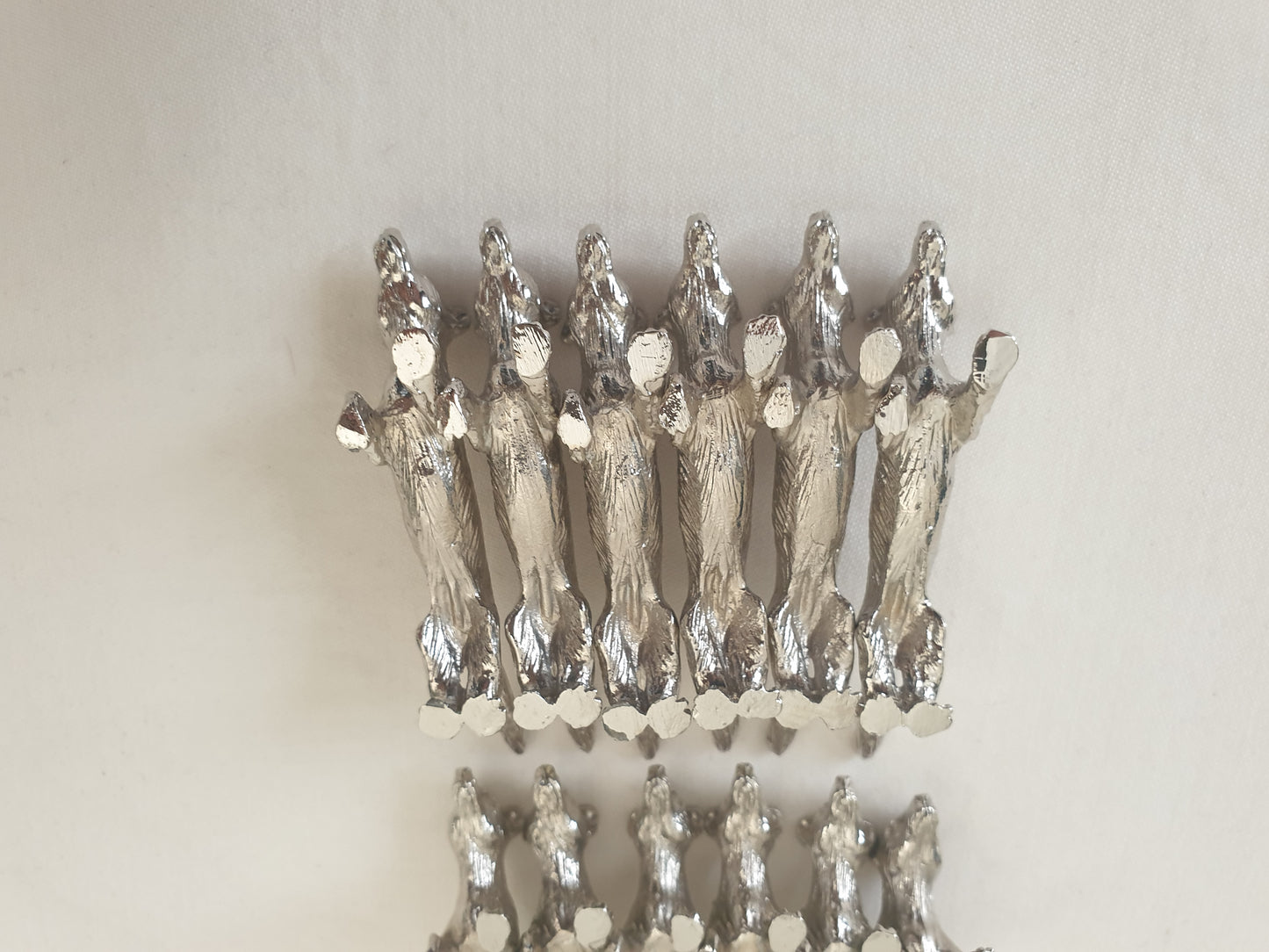 Set of 12 Vintage Silver Plated Fox Knife Rests