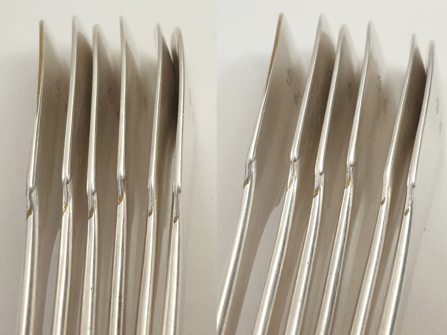 Lamy & Lacroix for Christofle 6 Silver Plated Table Forks - 5 French Christofle Dinner Forks