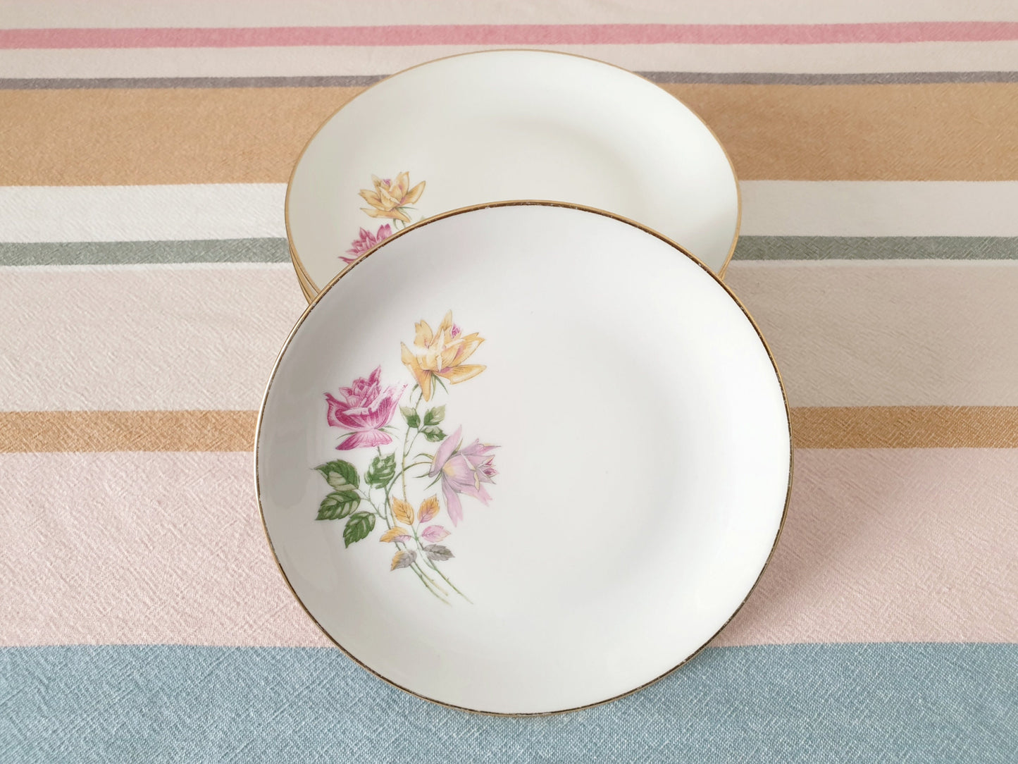 P.L France Porcelain Dessert Plates & Presentation Plates - French Vintage