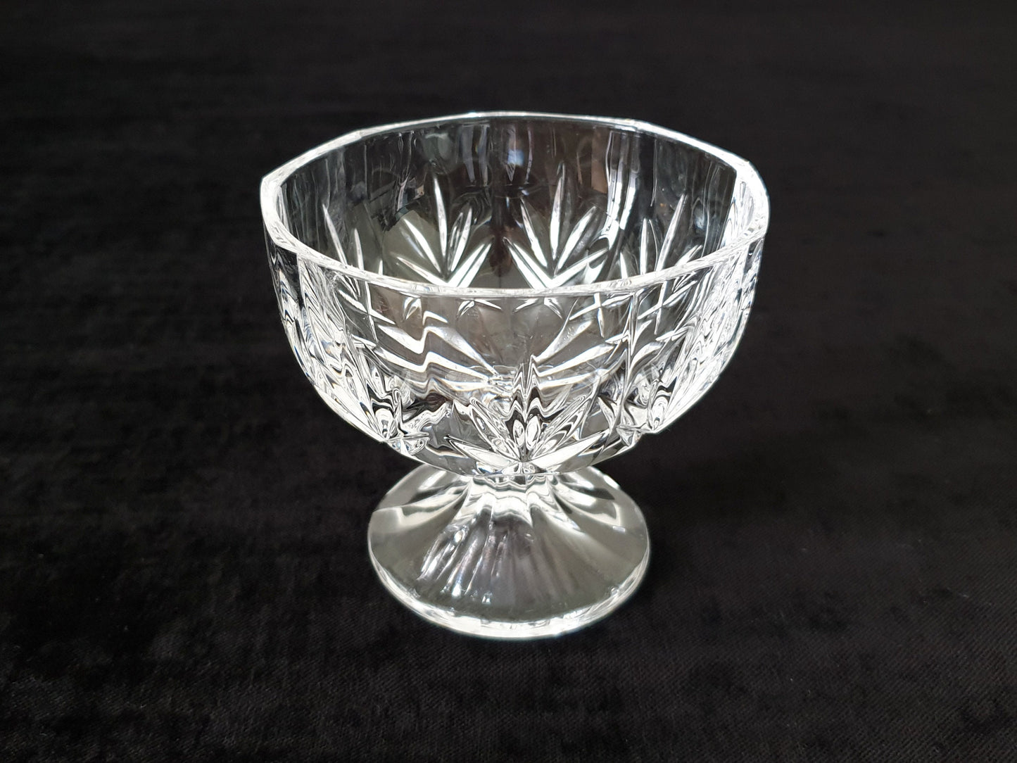 Set of 5 Various Vintage Crystal Vases and Punchbowl - Made in France