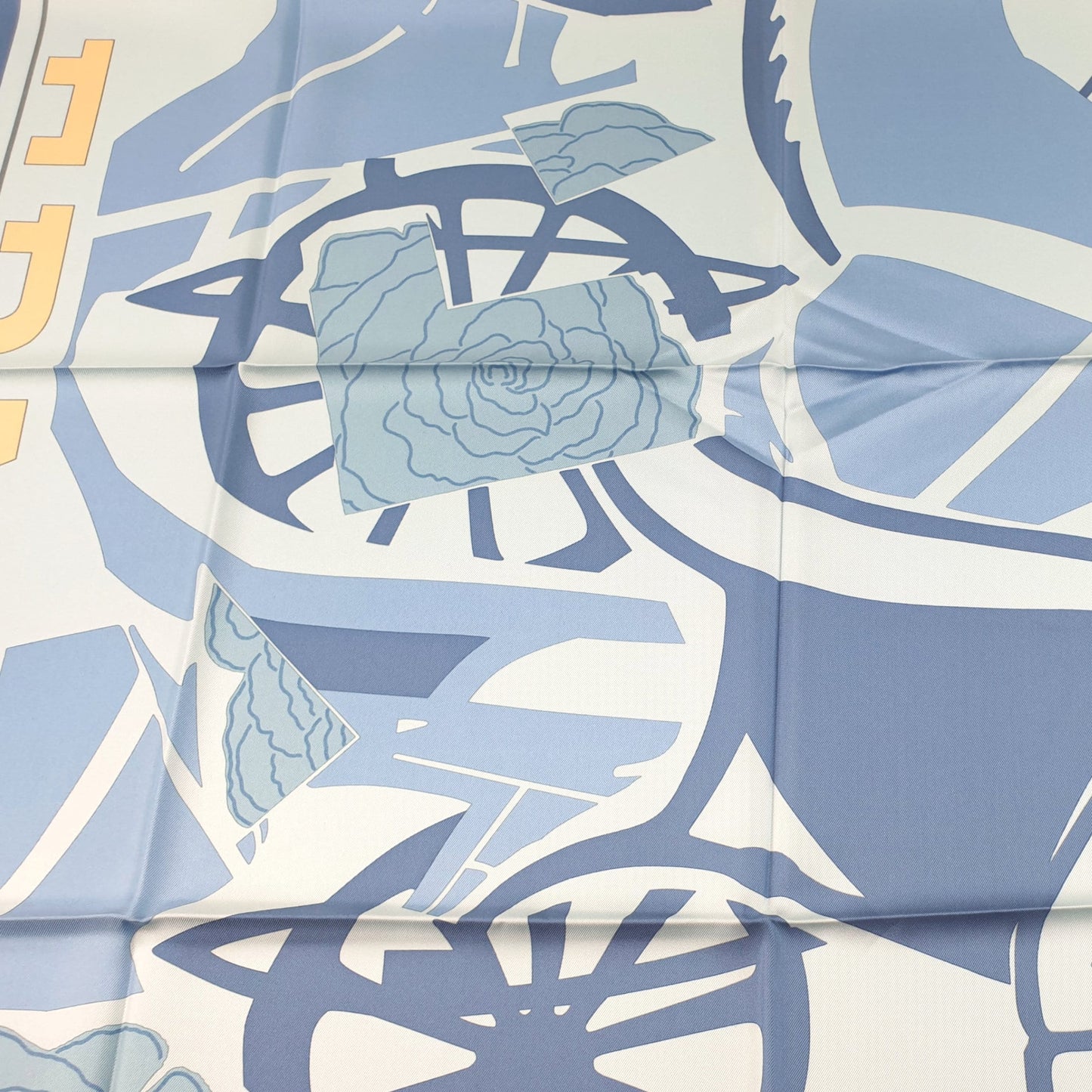 Hermes Scarf "Puzzle II" by Joachim Metz 90cm Silk | Hermes Carre