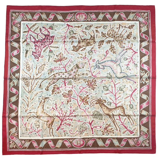 Hermes Scarf "Pavement" by Maurice Tranchant 90cm Silk | Hermes Carre