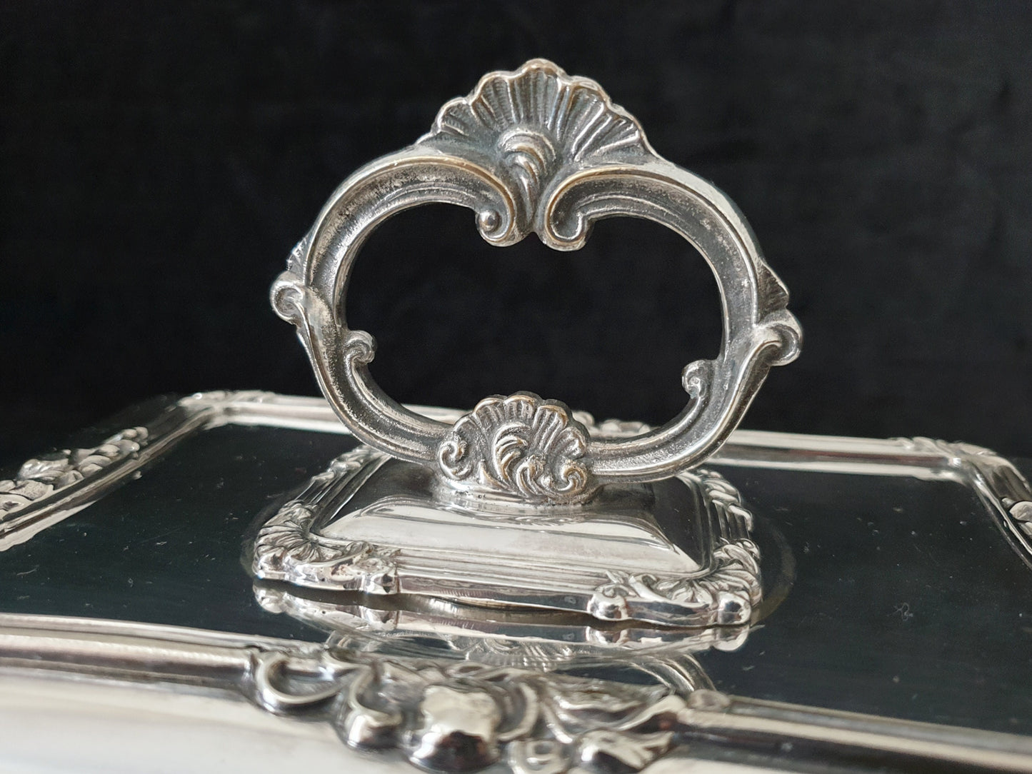 Antique English Silver-Plated Victorian Style Covered Serving Dish by Martin Hall Co. and Noble & Chivers, Bath