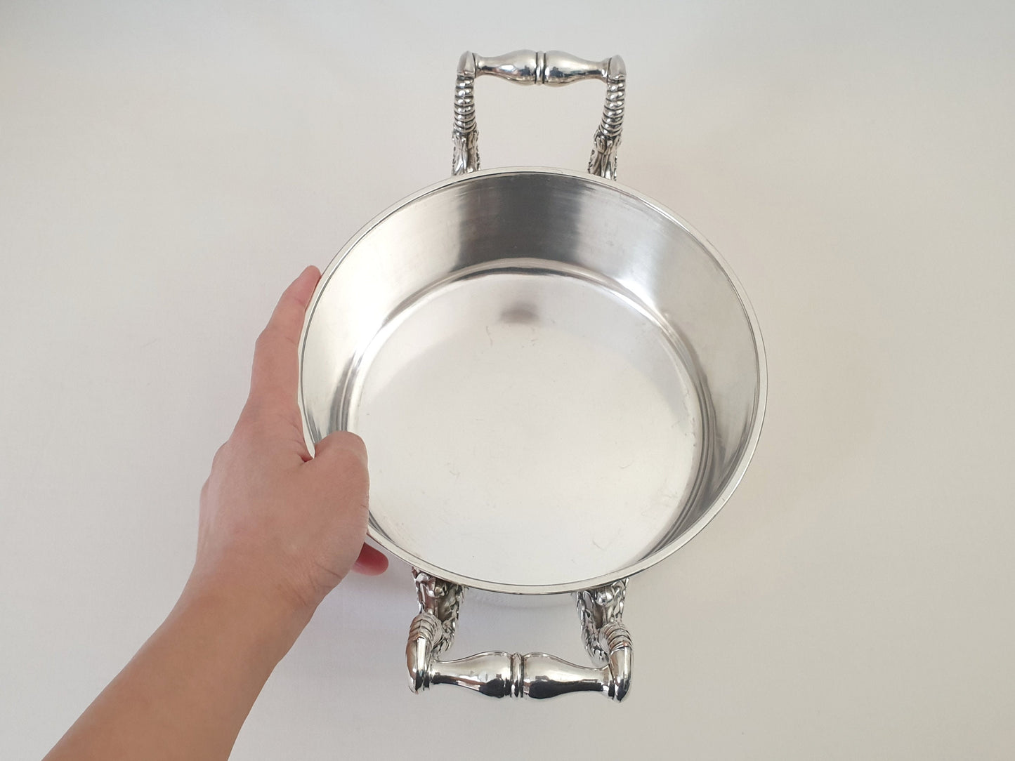 Vintage Silver Plated Vegetable Serving Bowl