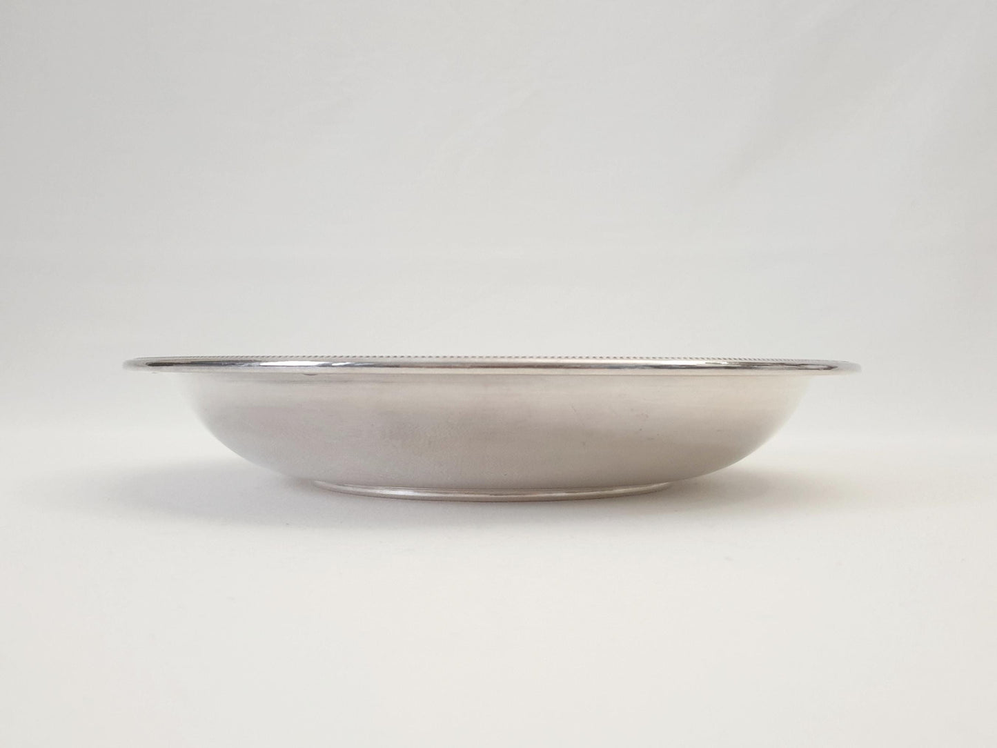 Vintage Silver Plated Circular Bowl - Round Serving Dish by Deschamps Frères Paris, France