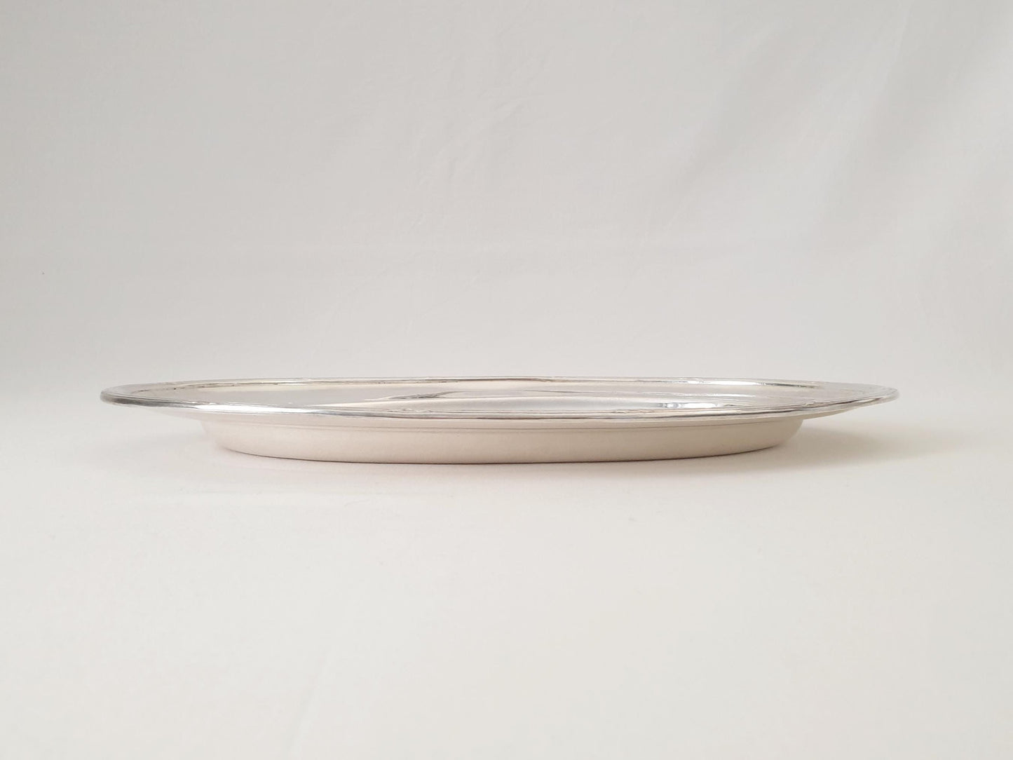 Rare Antique Art Krupp Berndorf Medium Silver Plated Oval Serving Tray circa 1926 (TT-TB98a)