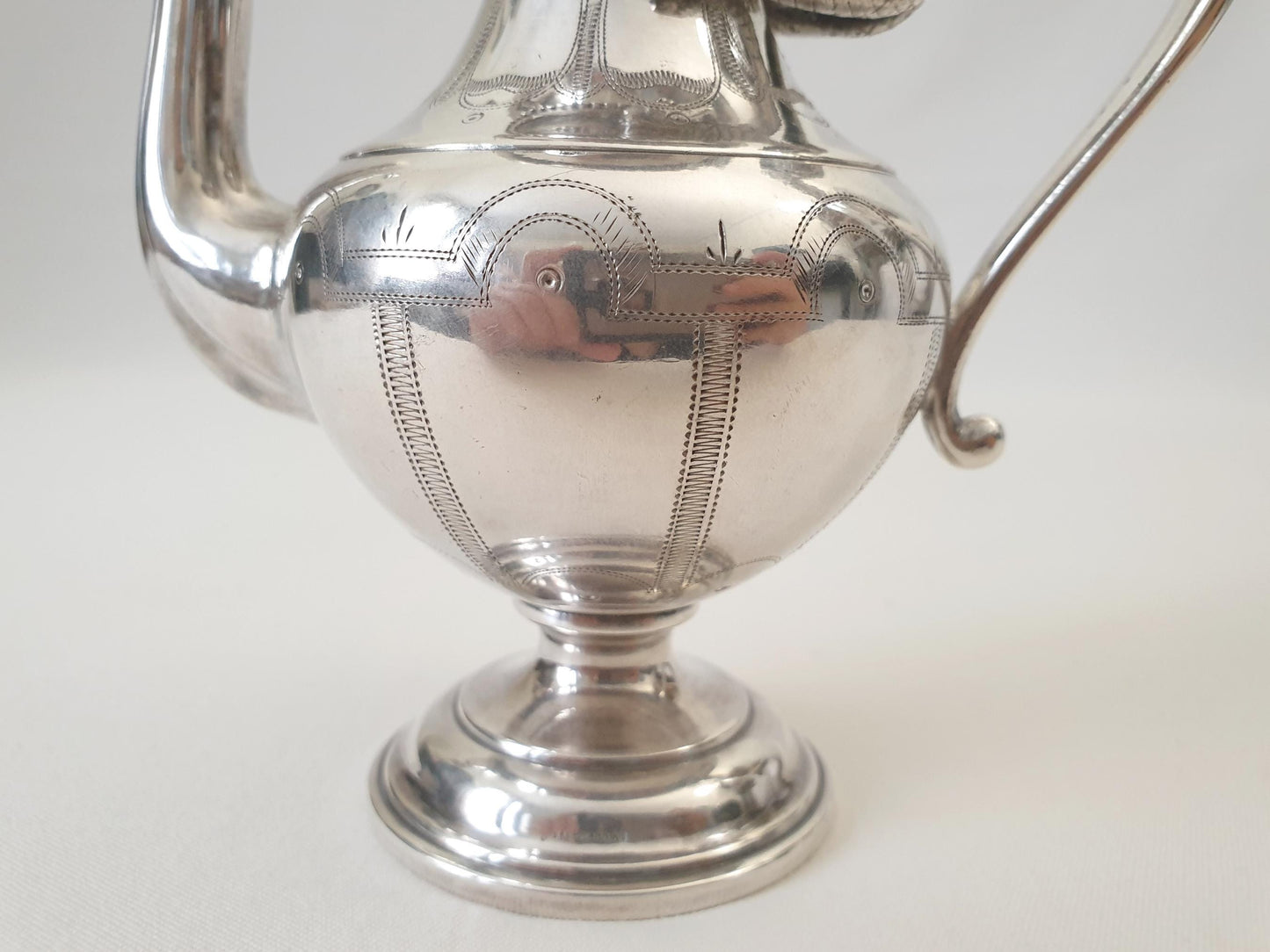 Rare Small Mini Silver Plated Teapot with Serpent-Shaped Handle - Probably Bachmann Wien