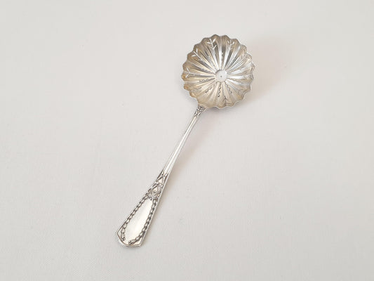 French Small 950 Silver Sugar Sifting Spoon - Sugar Sifter by Henri LAPEYRE (1895-1923)