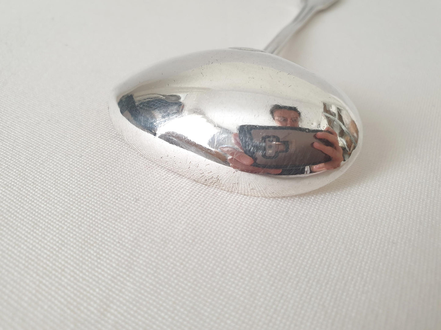 PUIFORCAT 950 Silver Porridge Spoon or Small Sauce Spoon