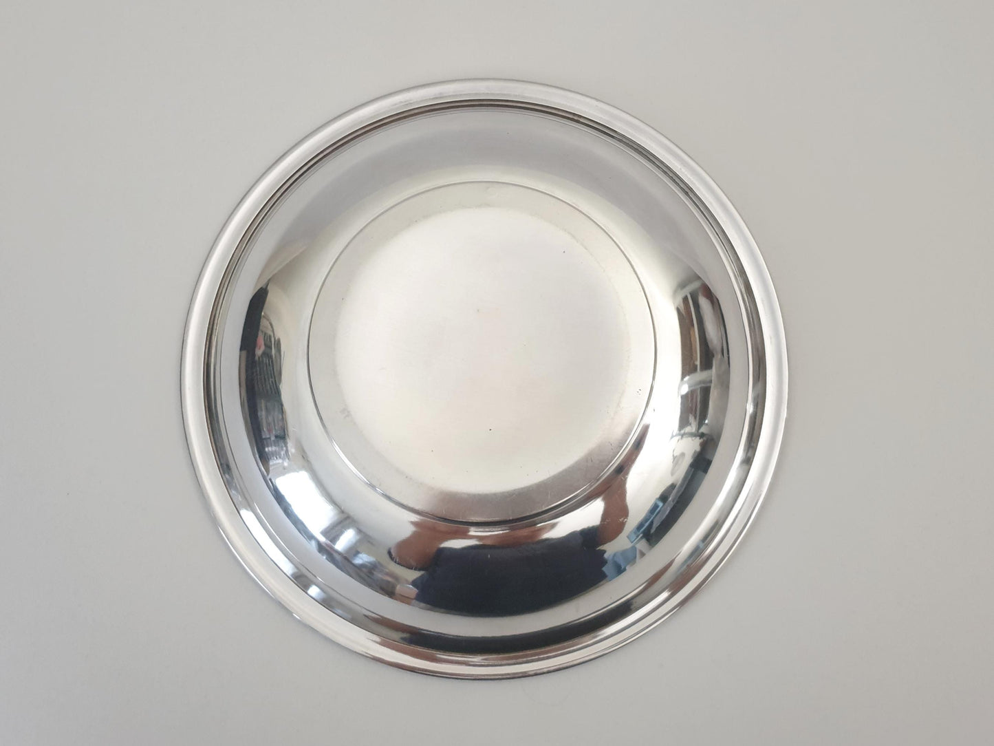 Vintage Silver Plated Circular Bowl - Round Serving Dish by Deschamps Frères Paris, France