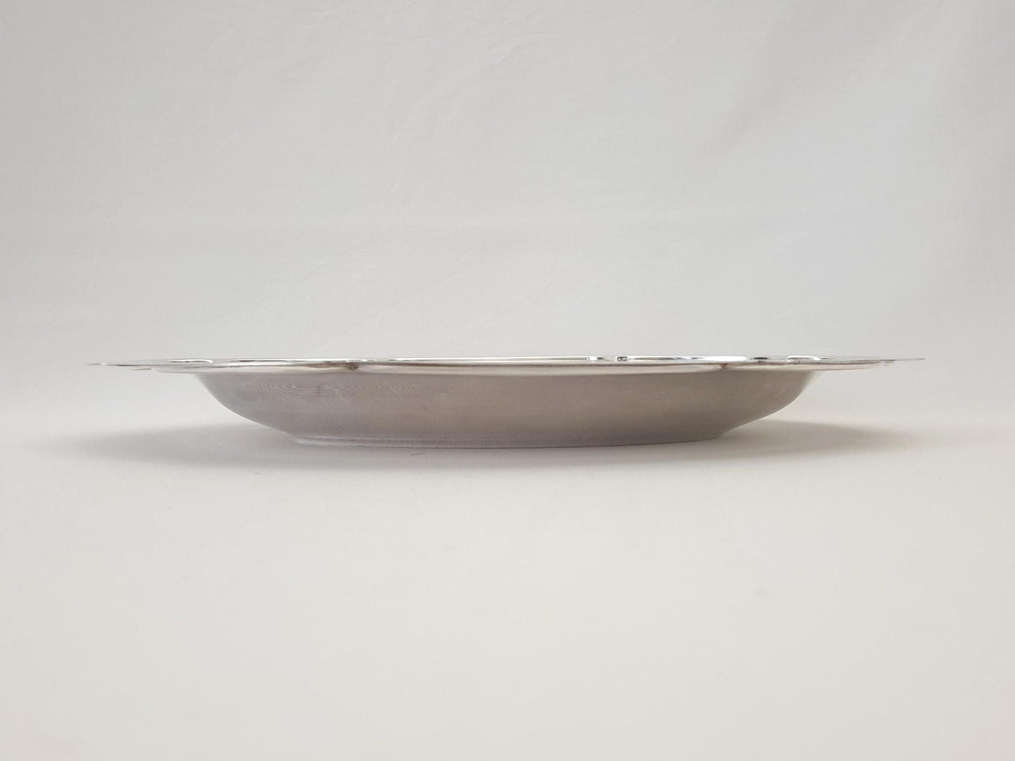 Vintage Silver Plated Large Oval Serving Tray or Dish - Oval Bread Basket