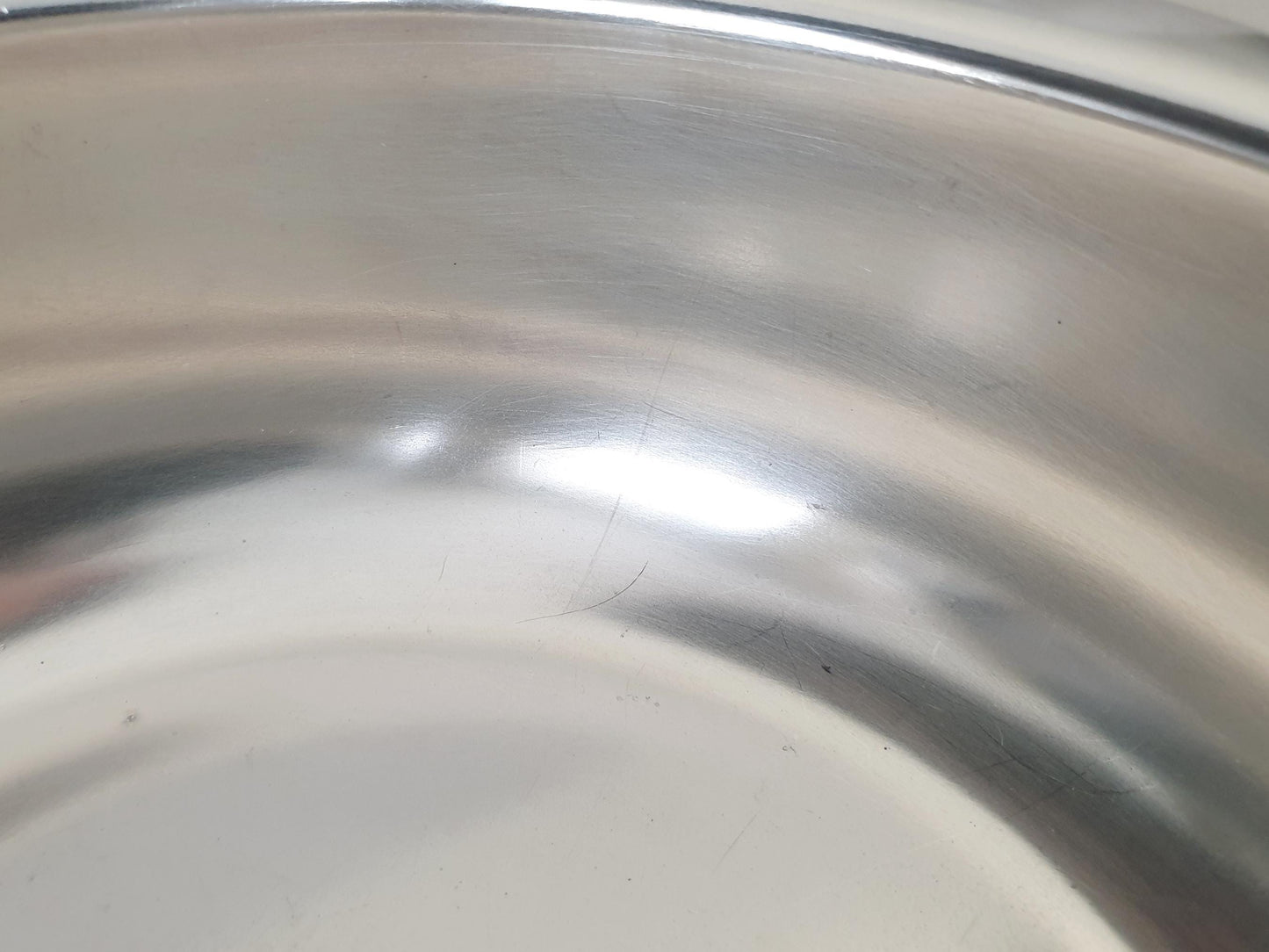 French Vintage Silver Plated Big Circular Bowl with Handles - Big Handled Round Serving Dish