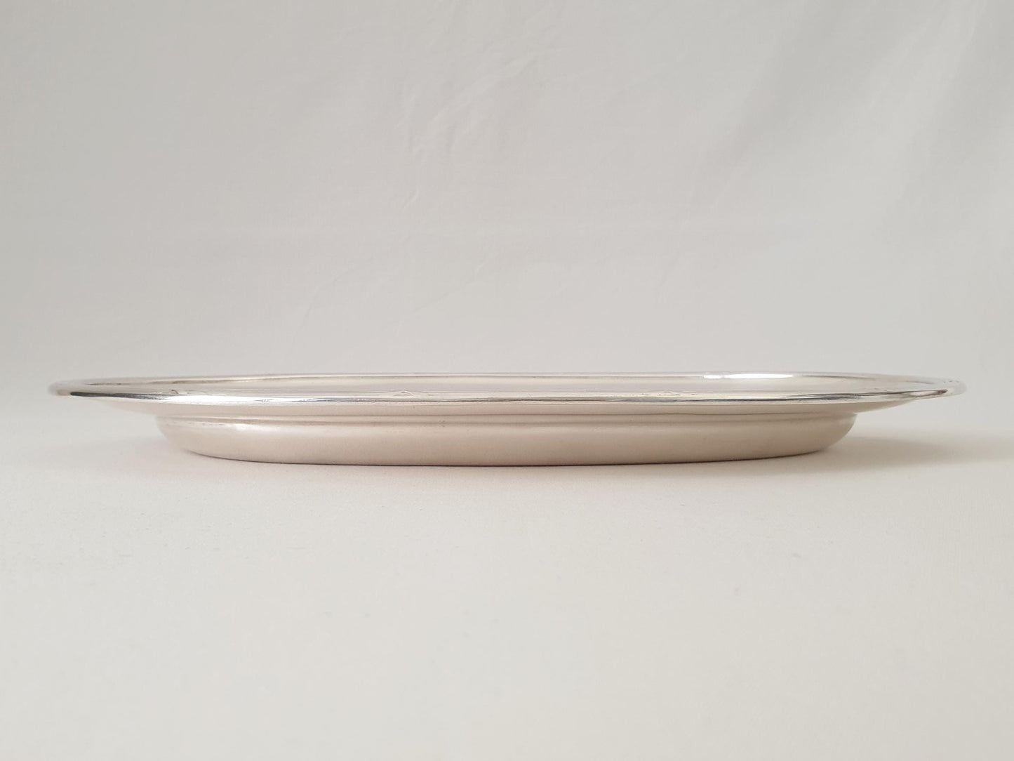 Rare Antique Art Krupp Berndorf Medium Silver Plated Oval Serving Tray circa 1926 (TT-TB98b)