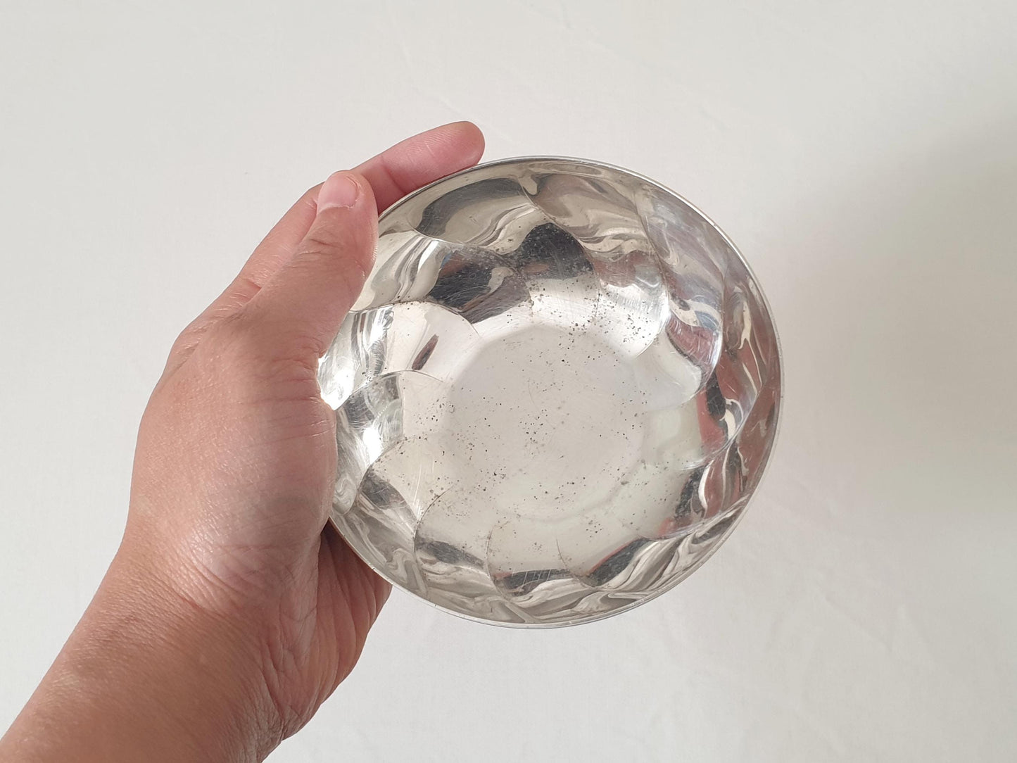 Christofle Torsades Silver Plated Small Swirl Bowl