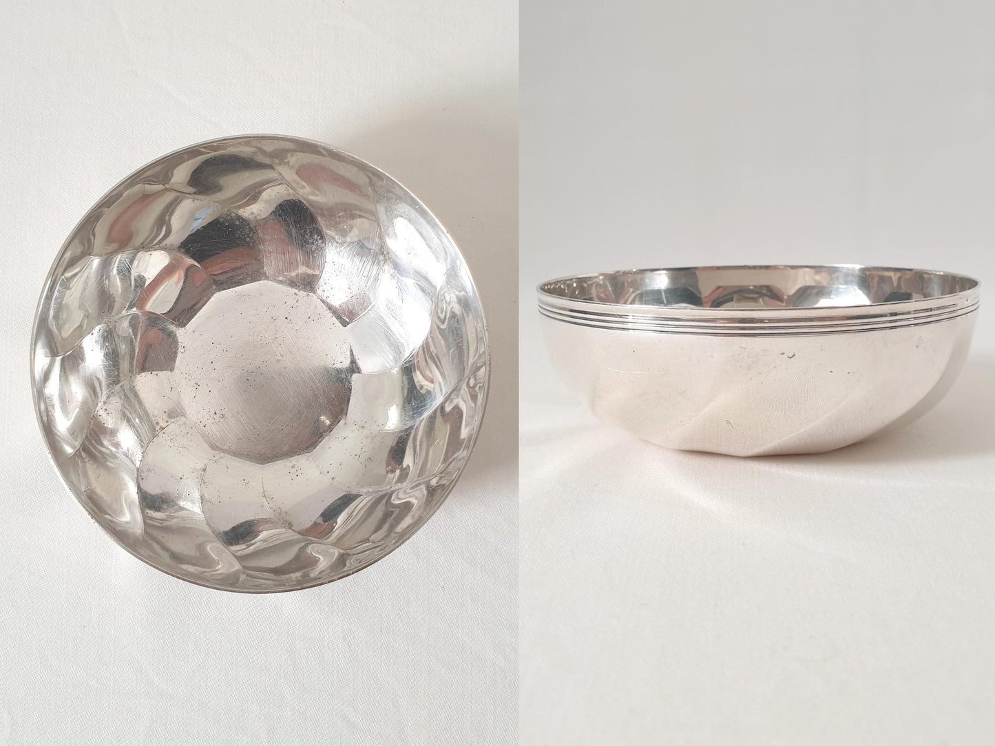 Christofle Torsades Silver Plated Small Swirl Bowl